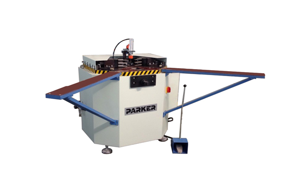 鋁門窗單頭組角機